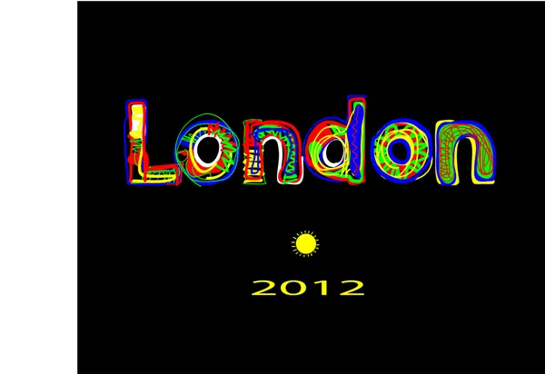 Текст символ Лондона — стоковий вектор