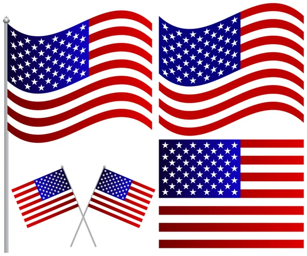 American flag — Stock Vector