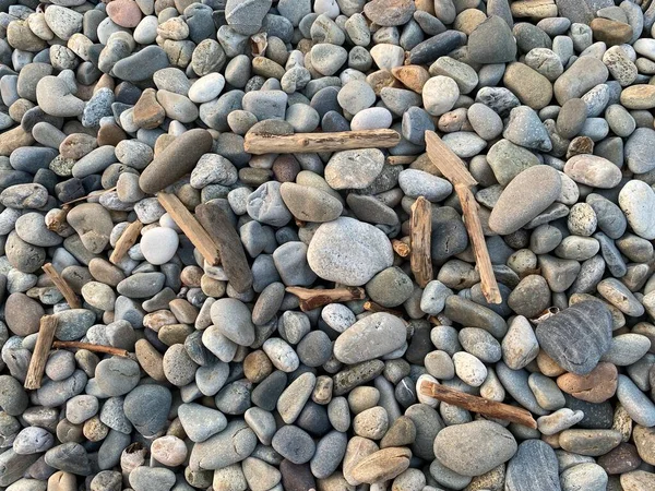 Stone Texture Rock Pattern Beach Black Sea — Stock Photo, Image