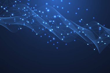 Bilimsel molekül arka plan DNA çift sarmal çizimi ve sığ alan derinliği. DNA moleküllü gizemli duvar kağıdı ya da afiş. Genetik bilgi illüstrasyonu