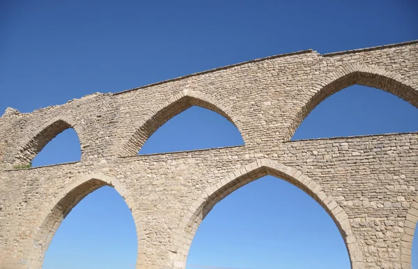 Aqueduct in Morella — Stock Photo, Image