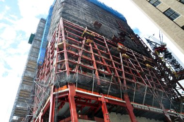 skyscrapper yapım aşamasında