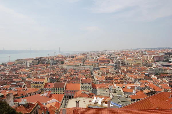 Aerial view of Lisbon (Portugal) — Stock Photo, Image