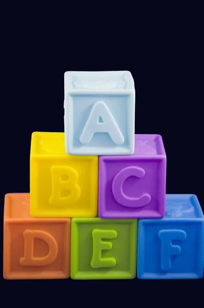 Alphabet cubes — Stock Photo, Image