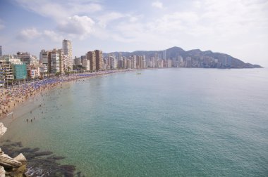 Benidorm'da Levante beach