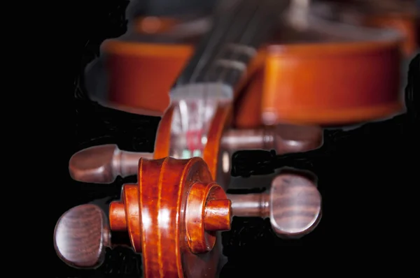 Rolagem de violino — Fotografia de Stock