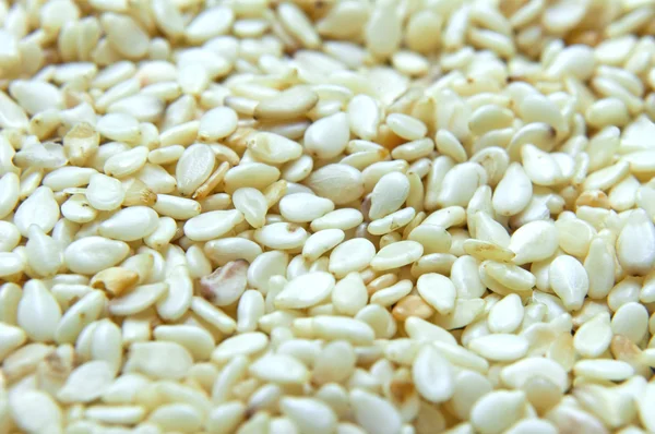 Primer plano de la pila de semillas de sésamo — Foto de Stock