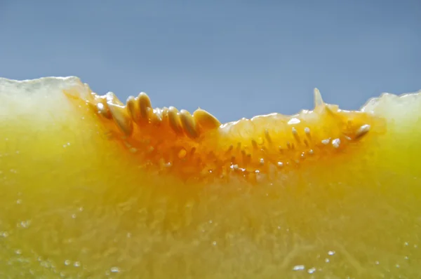 Кусочек спелой дыни — стоковое фото