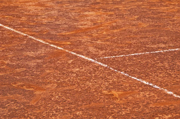 Clay tennis court — Stock Photo, Image