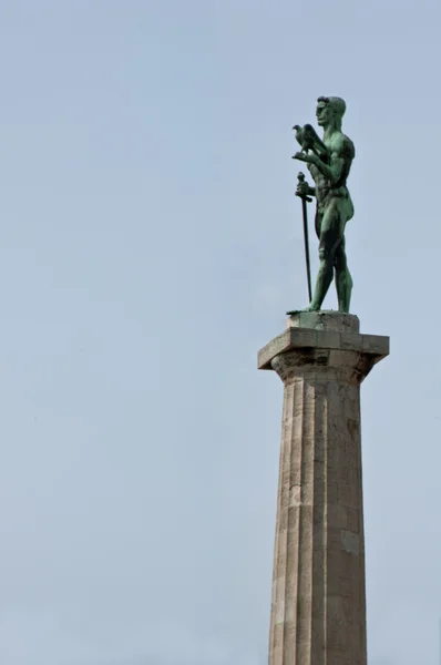 Пам'ятник Белград переможець — стокове фото
