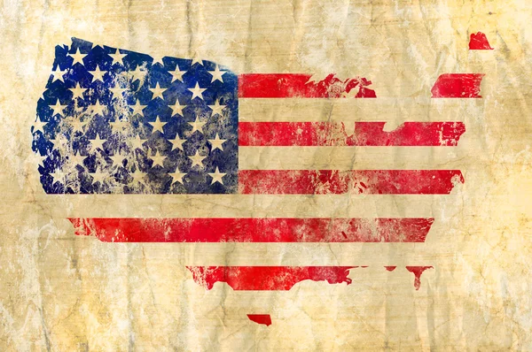 Amerikaanse vlag Rechtenvrije Stockfoto's
