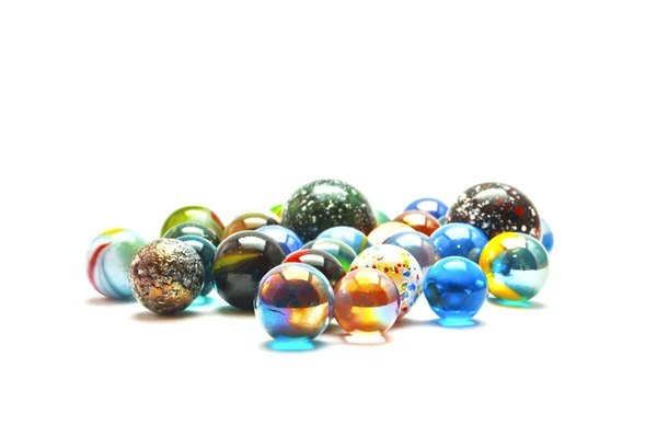 Glas marmeren ballen — Stockfoto