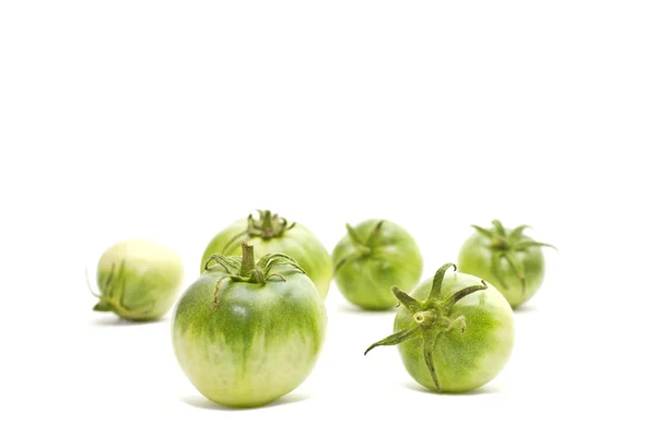 Tomates verdes frescos — Fotografia de Stock