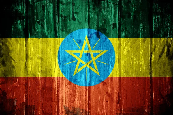 Drapeau de l'Ethiopie — Photo