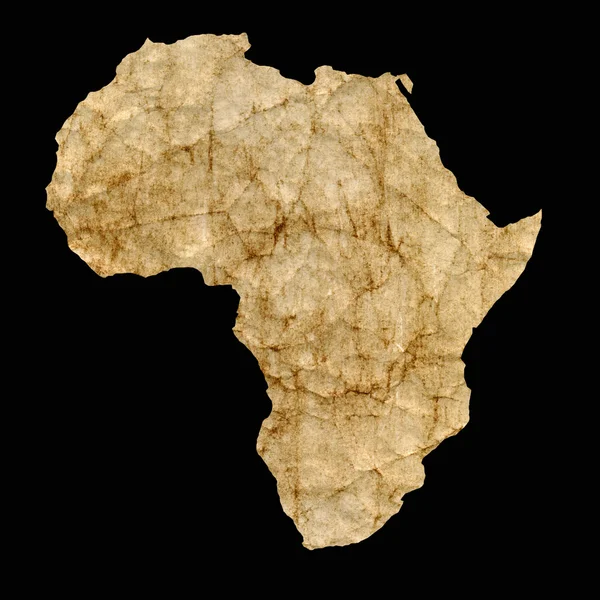 Mappa Africa — Foto Stock
