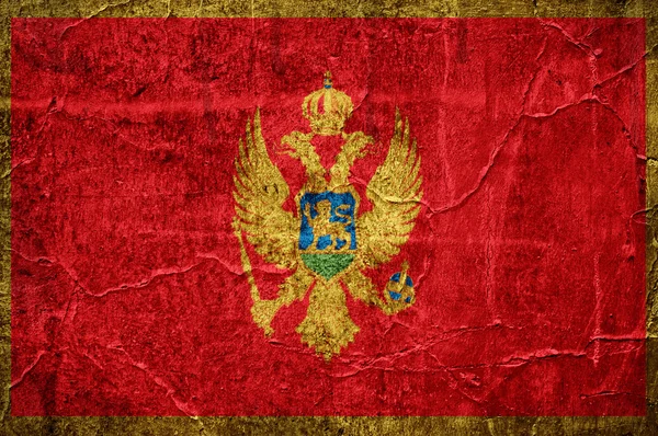 Flag of Montenegro — Stock Photo, Image