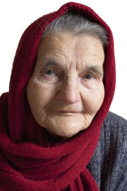 Yaşlı bir kadının portresi