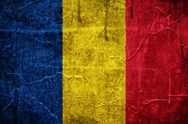 罗马尼亚的旗子 — 图库照片