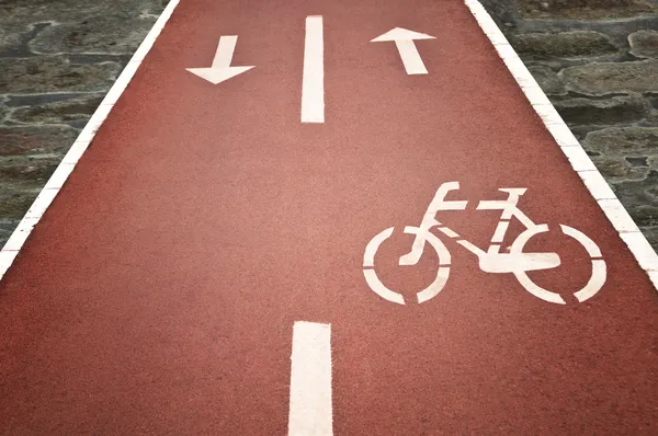 Bicycle sign — Stock Photo, Image