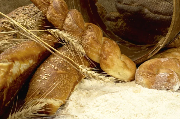 Pane fresco e gustoso — Foto Stock