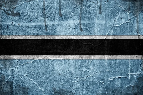 Bandeira de Botswana — Fotografia de Stock