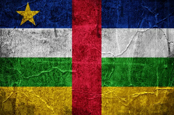 중앙아프리카 공화국의 국기 — 스톡 사진