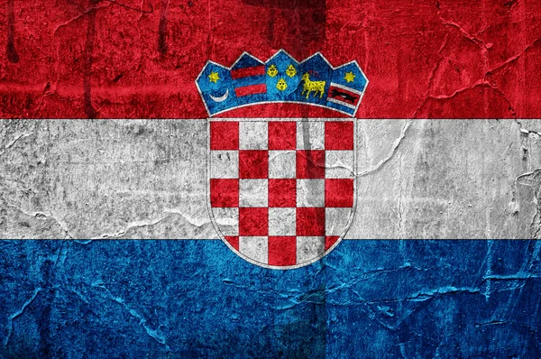 Kroatiens flag - Stock-foto