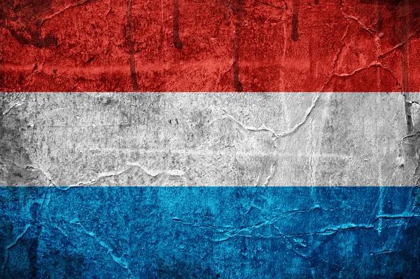Lucemburská vlajka — Stock fotografie