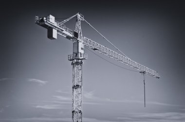 Huge industrial crane