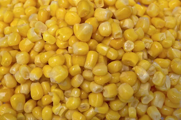Surowe puszki kukurydzy — Zdjęcie stockowe