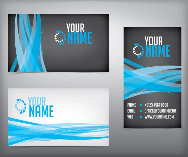 Vektör soyut yaratıcı kartvizitler