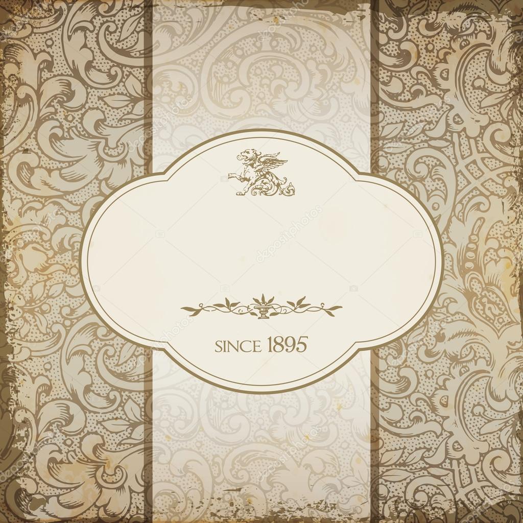 Vintage elegant restaurant menu card with floral background Stock Vector  Image by ©mpaniti #23707743