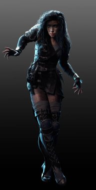 Fantezi, Korkunç Wraith Kadın Mezardan Çıktı