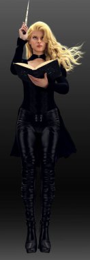 Fantasy Witch, Magic Academy Spellcaster Mage