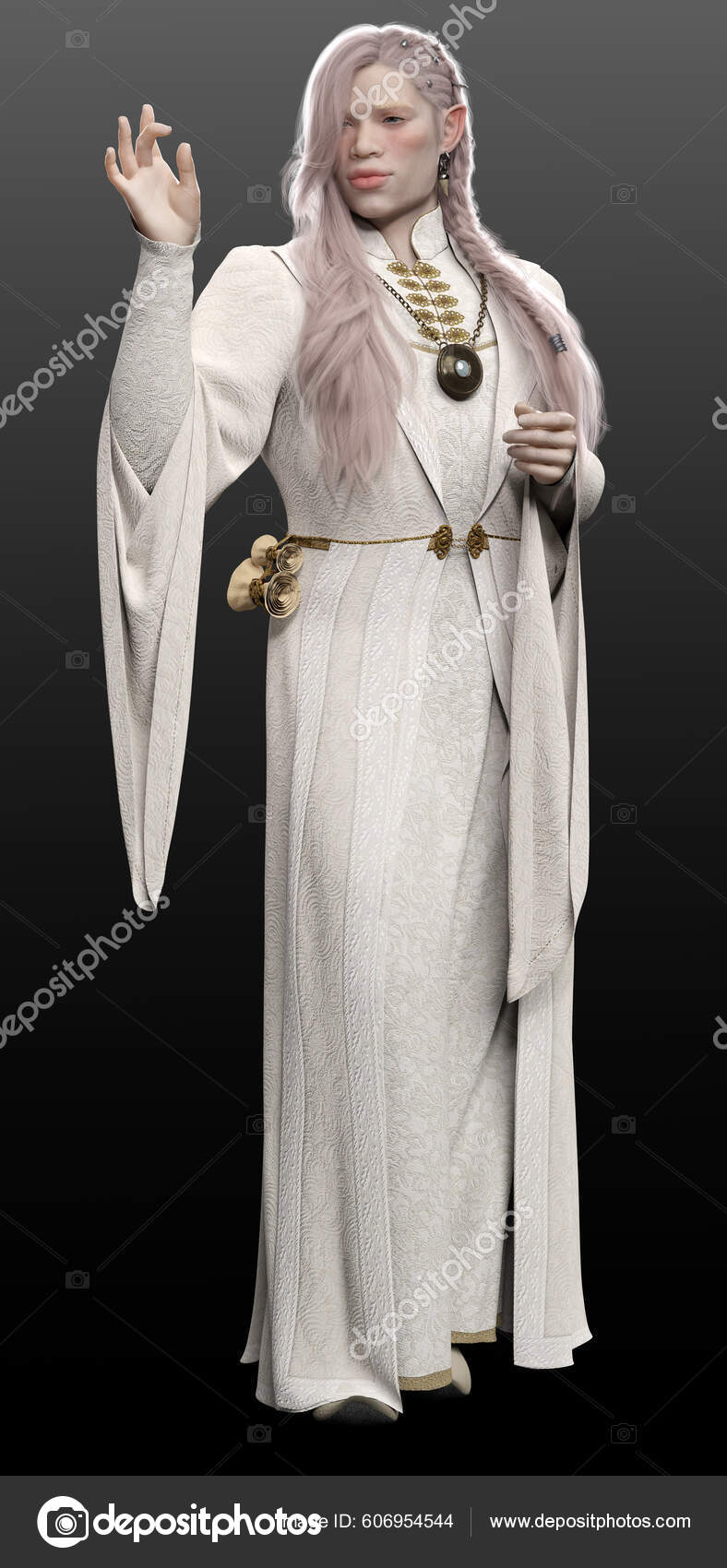 White top elf costume