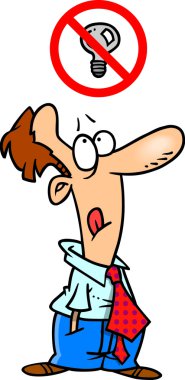 karikatür beyin blok