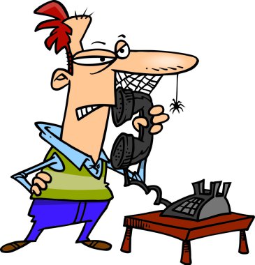 Telefonda konuşan adam