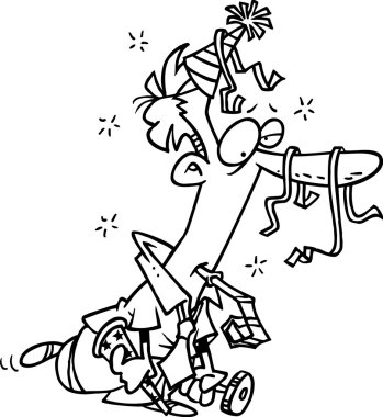 karikatür akşamdan kalma