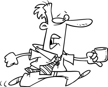 Boş kahve fincanı cartoon