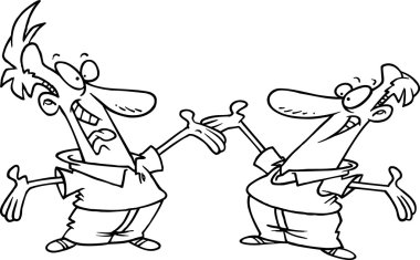 Erkek arkadaşlar cartoon