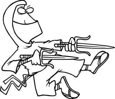karikatür ninja