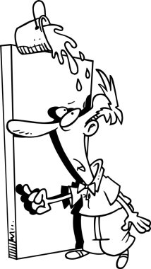 çizgi film su kovası tuzak