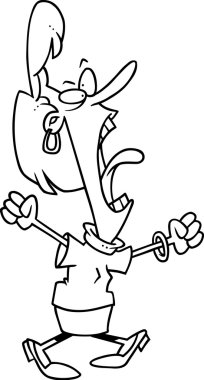 çizgi film kadın çığlığı