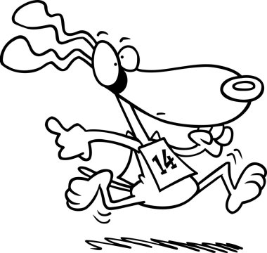 karikatür köpek runner