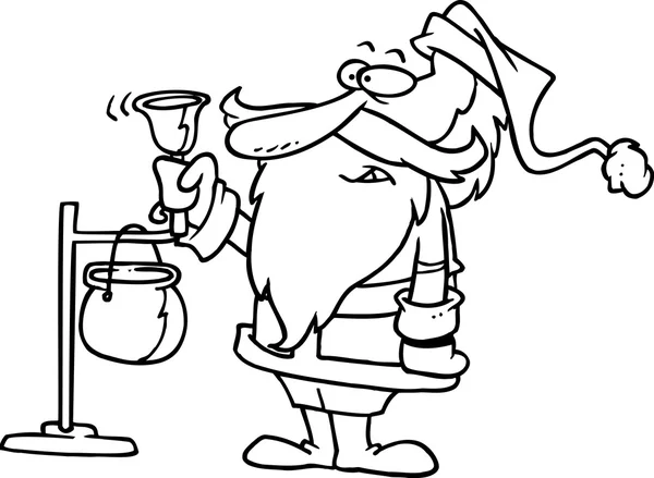Karikatúra karácsonyi jótékonysági — Stock Vector