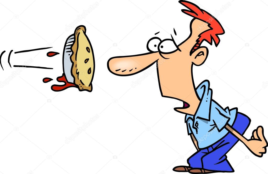 Cartoon taart gezicht vectorafbeelding door © ronleishman ⬇ Vectorstock