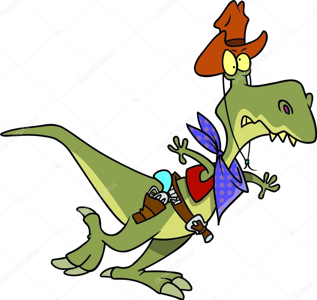 Cartoon Tyrannosaurus Tex