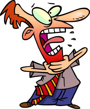 çizgi adam boğulma