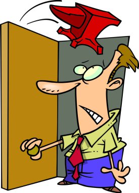 karikatür örs tuzak