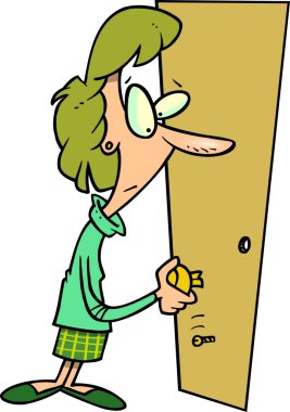 karikatür kırık kapı kolu